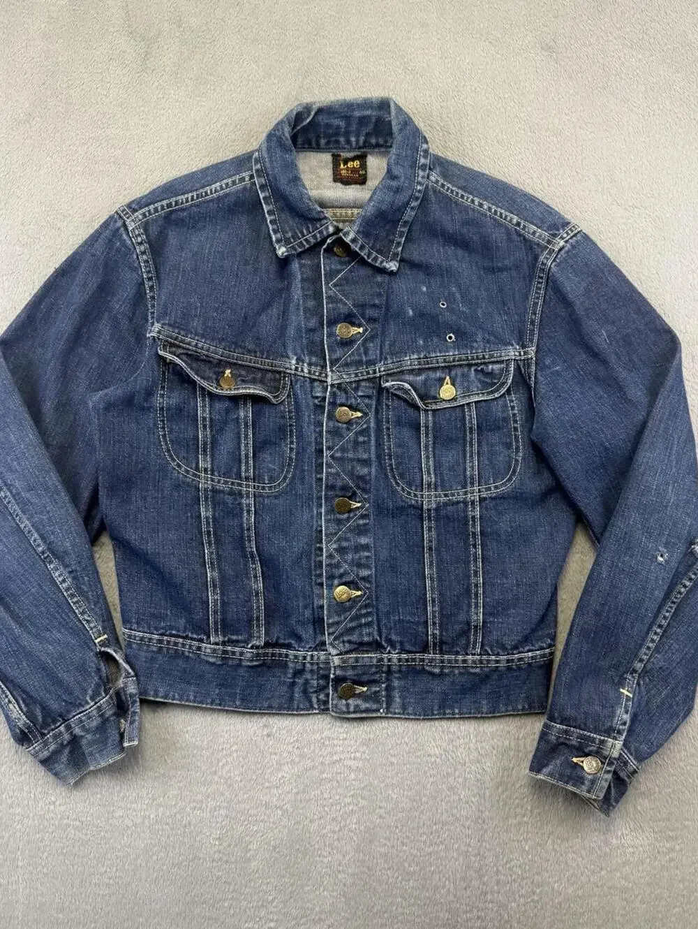 Vintage RARE 1950’s Lee 101-J Denim Jacket w/ Red Tag